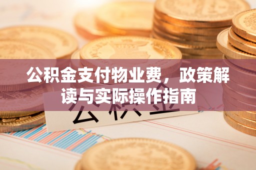 吉首公积金支付物业费，政策解读与实际操作指南