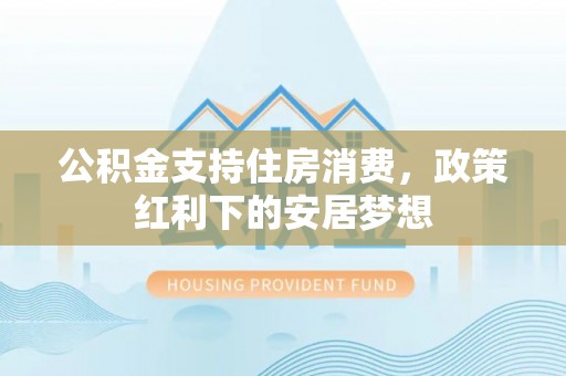 南京公积金支持住房消费，政策红利下的安居梦想
