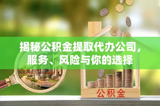 澎湖揭秘公积金提取代办公司，服务、风险与你的选择