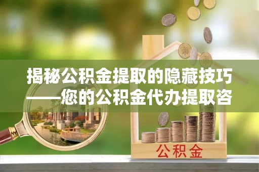 澳门半岛揭秘公积金提取的隐藏技巧——您的公积金代办提取咨询指南