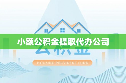 咨询小额公积金提取代办公司