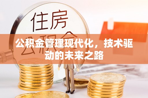 天桥公积金管理现代化，技术驱动的未来之路